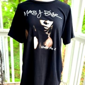 🩷New! #Mary J Blige- "What"s the 411?"-album cover t-shirt.- Legend🔥